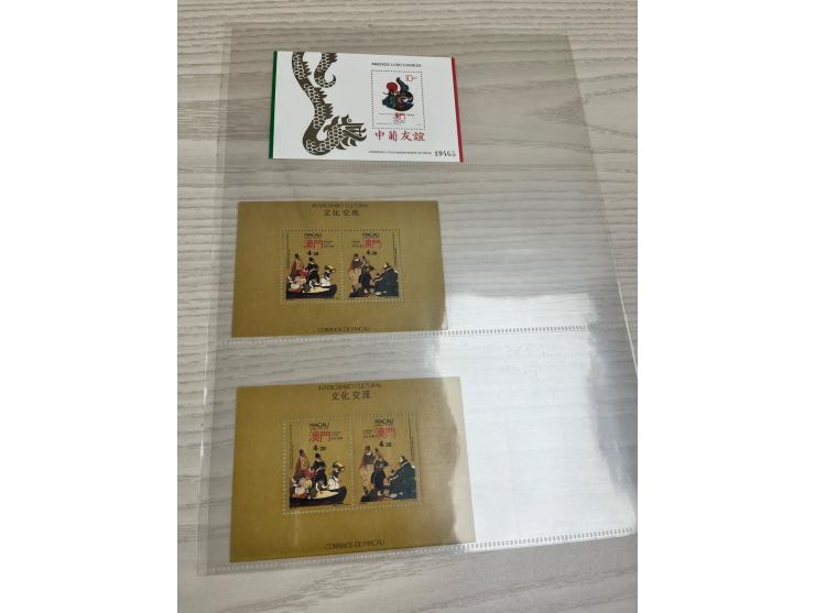 including Medicinal Plants, Butterflies, Grand Prix, Centenary of Macau Stamp and many others. With many duplicates. Mostly t